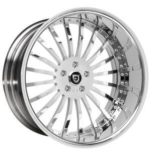 28" LEXANI FORGED WHEELS LF-LUXURY LF-714 CHROME FORGED RIMS 4 sets