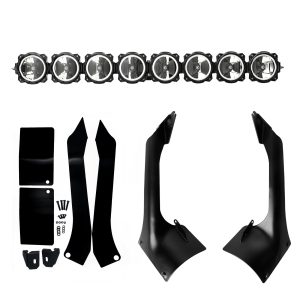 KC HiLiTES 91336 KC Pro6 Gravity LED 50in 8-Lt Combo Sys 2018-2023 Jeep Wrangler JL Gladiator JT