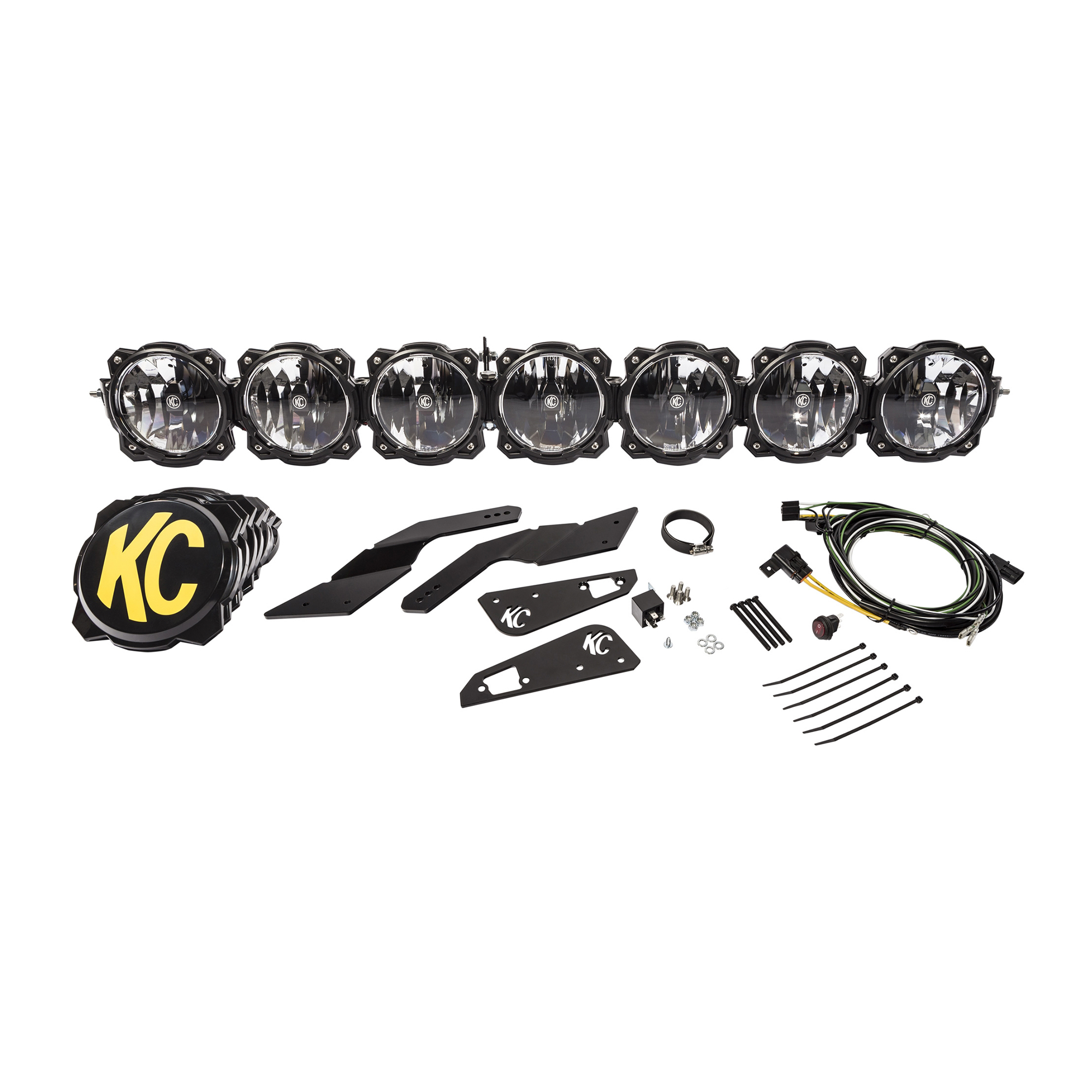 KC HiLiTES 91334 Gravity Led Pro6 17-19 Can-Am Maverick X3 7-Light 45" Led Light Bar - 91334 - Image 3