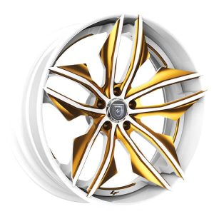26" LEXANI FORGED WHEELS LF-LUXURY LZ-754 FUSE CUSTOM FINISH FORGED RIMS 4 sets